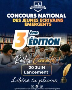 Le Concours national des jeunes Écrivains émergents met le cap sur la 3e édition