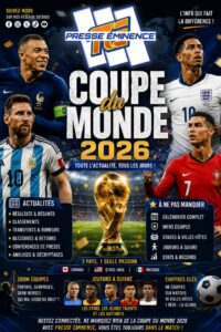 La Coupe du Monde 2026, le plus grand spectacle de la Terre, commence aujourd&rsquo;hui !